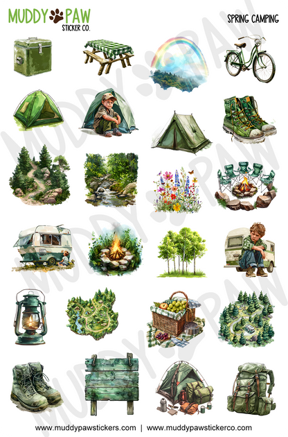 Spring Camping | STICKER SHEET